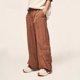 Multi Pockets Wide Leg Cargo Pant